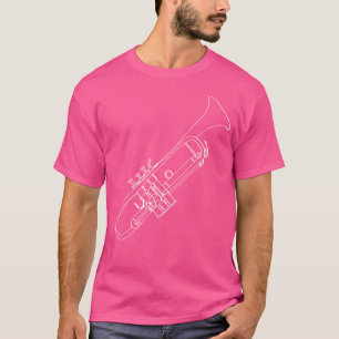 Trompet online kunst trompet messing instrument Tr T-shirt