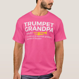 Trompet Opa Definitie Band Grappige Trompet Gran T-shirt