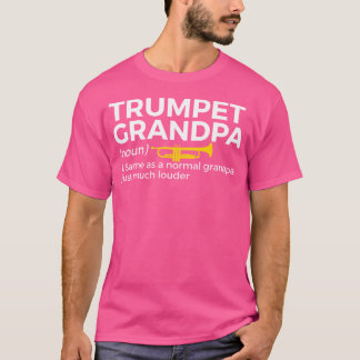 Trompet Opa Definitie Band Grappige Trompet Gran T-shirt
