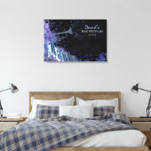 Trompet & Piano Bar Bat Mitzvah Inloggen Board Canvas Afdruk (Insitu (Slaapkamer))