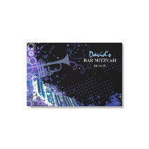 Trompet & Piano Bar Bat Mitzvah Inloggen Board