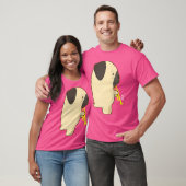 Trompet Pug Tshirt Jazz Trumpeter Gift Idee Bas (Unisex)