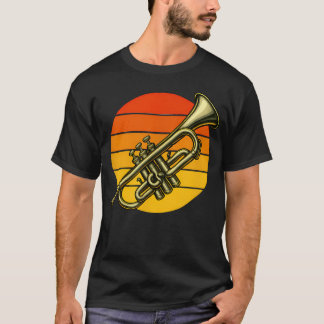Trompet Retro Stijl Voor Een Trompettist T-shirt