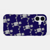 Trompet Robot iPhone 16 Hoesje (Achterkant horizontaal)