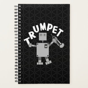Trompet Robot Witte Tekst Planner