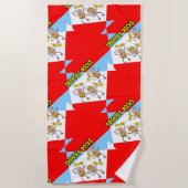 Trompet Rocks Strandlaken (Voorkant)