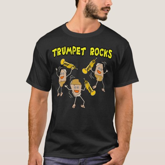 Trompet Rocks T-shirt (Voorkant)