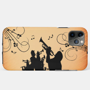 Trompet Sectie Jazz Muziek Oranje  Case-Mate iPhone Case