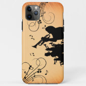 Trompet Sectie Jazz Muziek Oranje  Case-Mate iPhone Case (Achterkant)