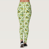 Trompet Shamrock Muzieknoten Leggings (Achterkant)