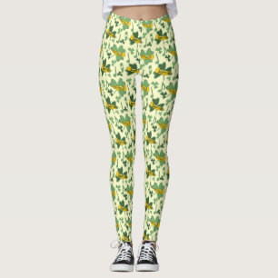 Trompet Shamrock Muzieknoten Leggings