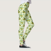 Trompet Shamrock Muzieknoten Leggings (Rechts)