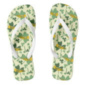Trompet Shamrock Muzieknoten Teenslippers (Voetbed)
