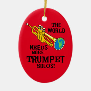 Trompet Solos Keramisch Ornament
