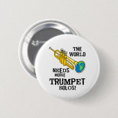 Trompet Solos Ronde Button 5,7 Cm (Voorkant /achterkant)