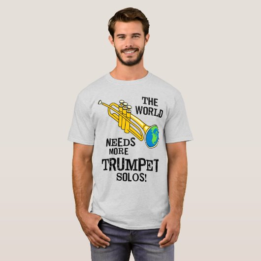 Trompet Solos T-shirt (Voorkant volledig)
