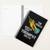 Trompet Solos Witte Tekst Planner (Display)