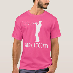 Trompet Sorry dat ik muziek bezoedeld heb T-shirt