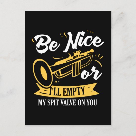 Trompet speler Gift Grappige trompet Briefkaart (Voorkant)