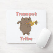 Trompet Stam Brown Kat Roze Muismat (Met muis)