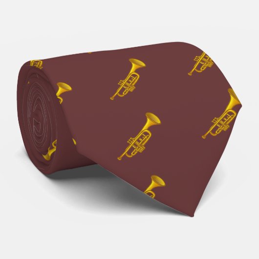 Trompet strop stropdas (Opgerold)