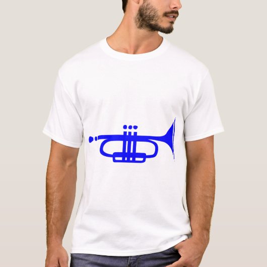 trompet t-shirt (Voorkant)
