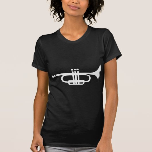 trompet t-shirt (Voorkant)