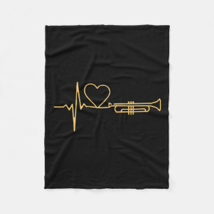 Trompet - Trompet Heartbeat Gift Fleece Deken