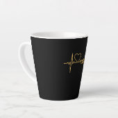 Trompet - Trompet Heartbeat Gift Latte Mok (Linkerhoek)