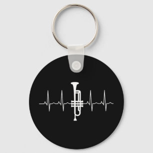 Trompet - Trompet Heartbeat Gift Sleutelhanger