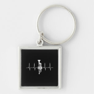 Trompet - Trompet Heartbeat Gift Sleutelhanger