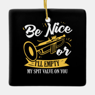 Trompet Trompettist Cadeau Grappige Trompet Keramisch Ornament