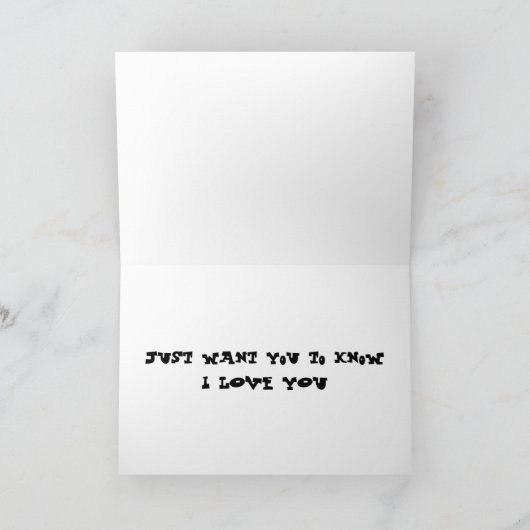 TROMPET VERJAARDAG KAART VERKONDIGEN VAN UW LIEFDE (Binnen)