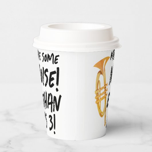 Trompet Verjaardag Party Papieren Cups - Muziek Ve Papieren Bekers (Rechts)