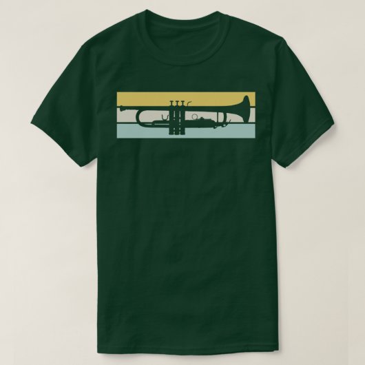Trompet Vintage 2 T-shirt (Design voorkant)