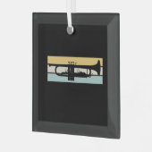 Trompet Vintage Glas Ornament (Voorkant links)