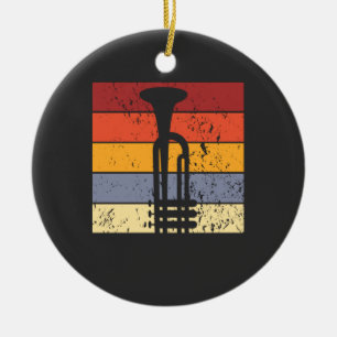 Trompet Vintage Keramisch Ornament