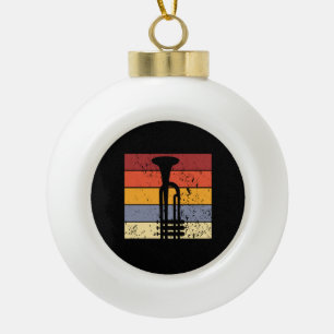 Trompet Vintage Keramische Bal Ornament