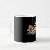 Trompet Vintage Koffiemok (Voorkant links)