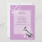 Trompet Volledige Kleur Kaart (Voorkant)