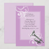 Trompet Volledige Kleur Kaart (Voorkant / Achterkant)