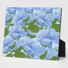 Trompetbloemen Tafelplaque met Ezel Fotoplaat