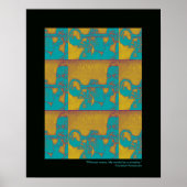 trompetdruk voor muren poster (Voorkant)