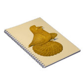 Trompetduif Geel Notitieboek (Rechterzijde)