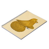 Trompetduif Geel Notitieboek (Linkerzijde)
