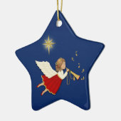 trompetengel keramisch ornament (Links)