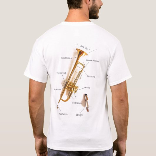 Trompeter T-shirt (Achterkant)