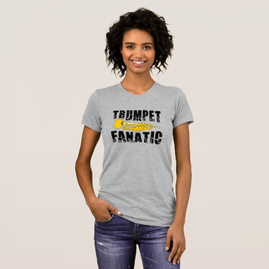 trompetfanaat t-shirt (Voorkant volledig)