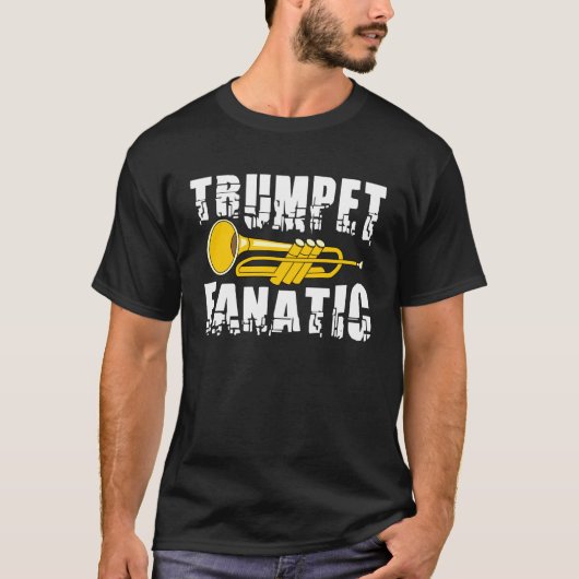 trompetfanaat t-shirt (Voorkant)