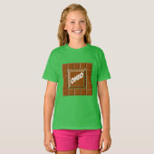 Trompetgroen T-shirt (Voorkant volledig)